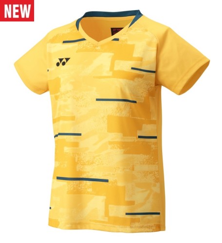 YONEX T-shirt damski 0034 Club Team soft yellow New.jpg