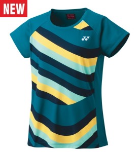 YONEX - T-shirt damski Practice 16694 blue green