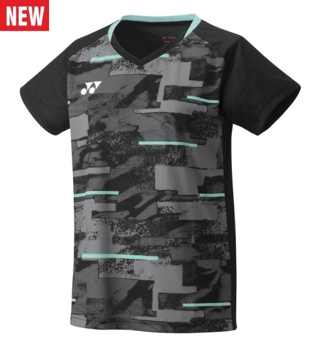 YONEX T-shirt damski 0034 Club Team black New.jpg