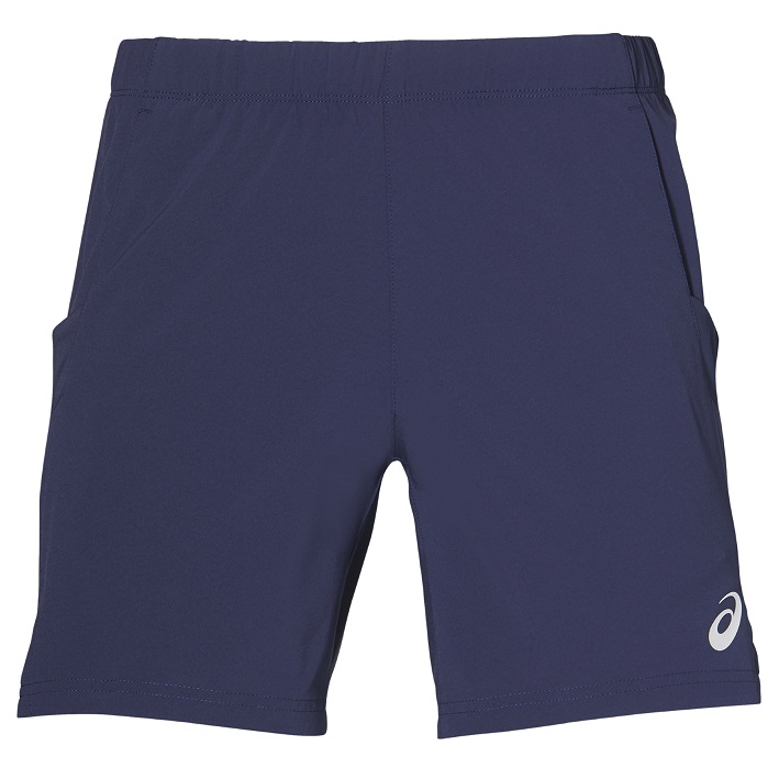 asics blue shorts